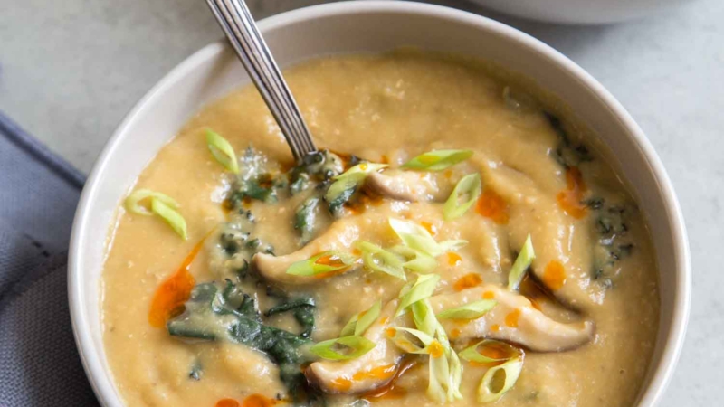 Pressure Cooker Miso Red Lentil Soup