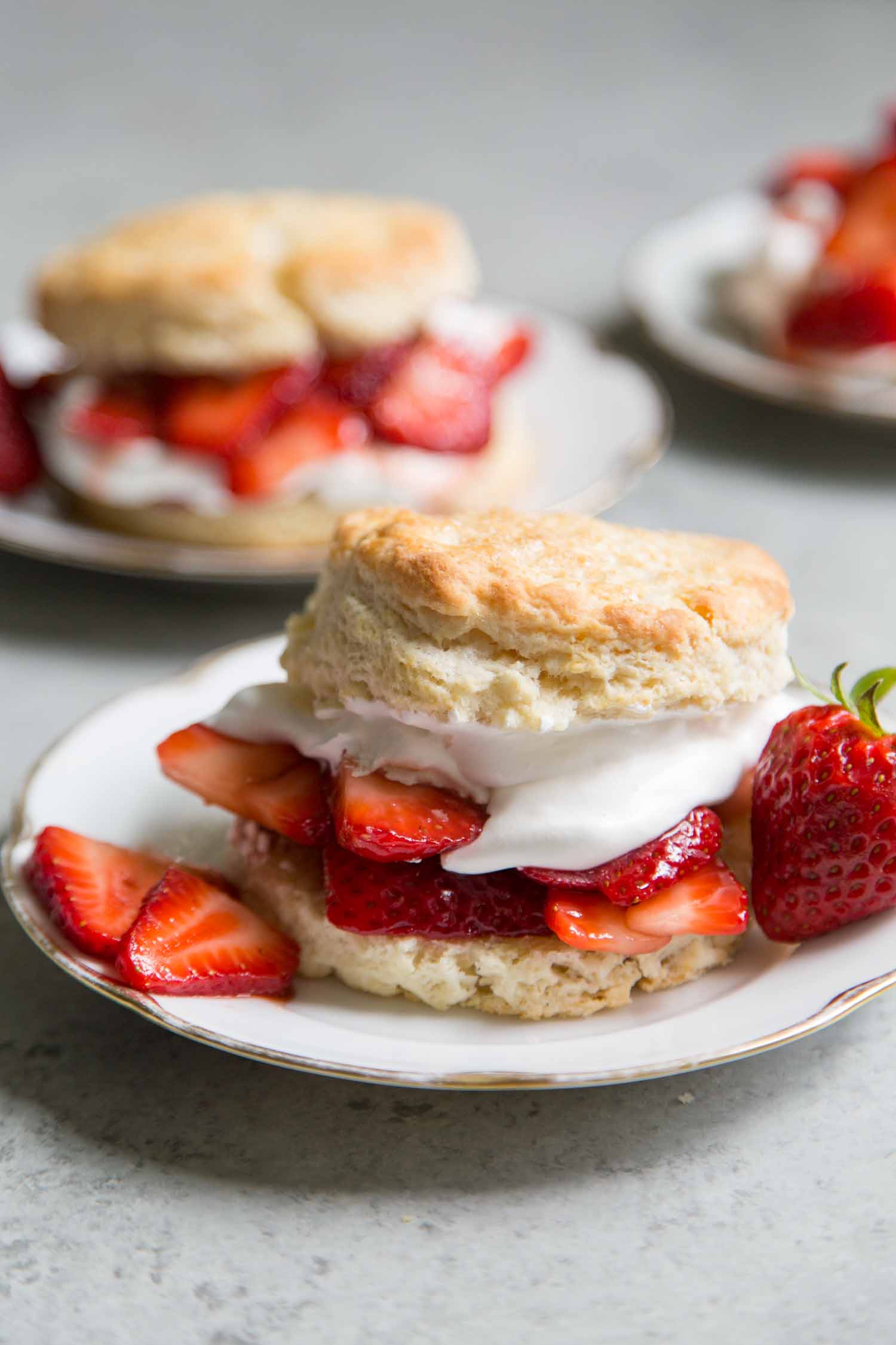 Balsamic Strawberry Shortcake