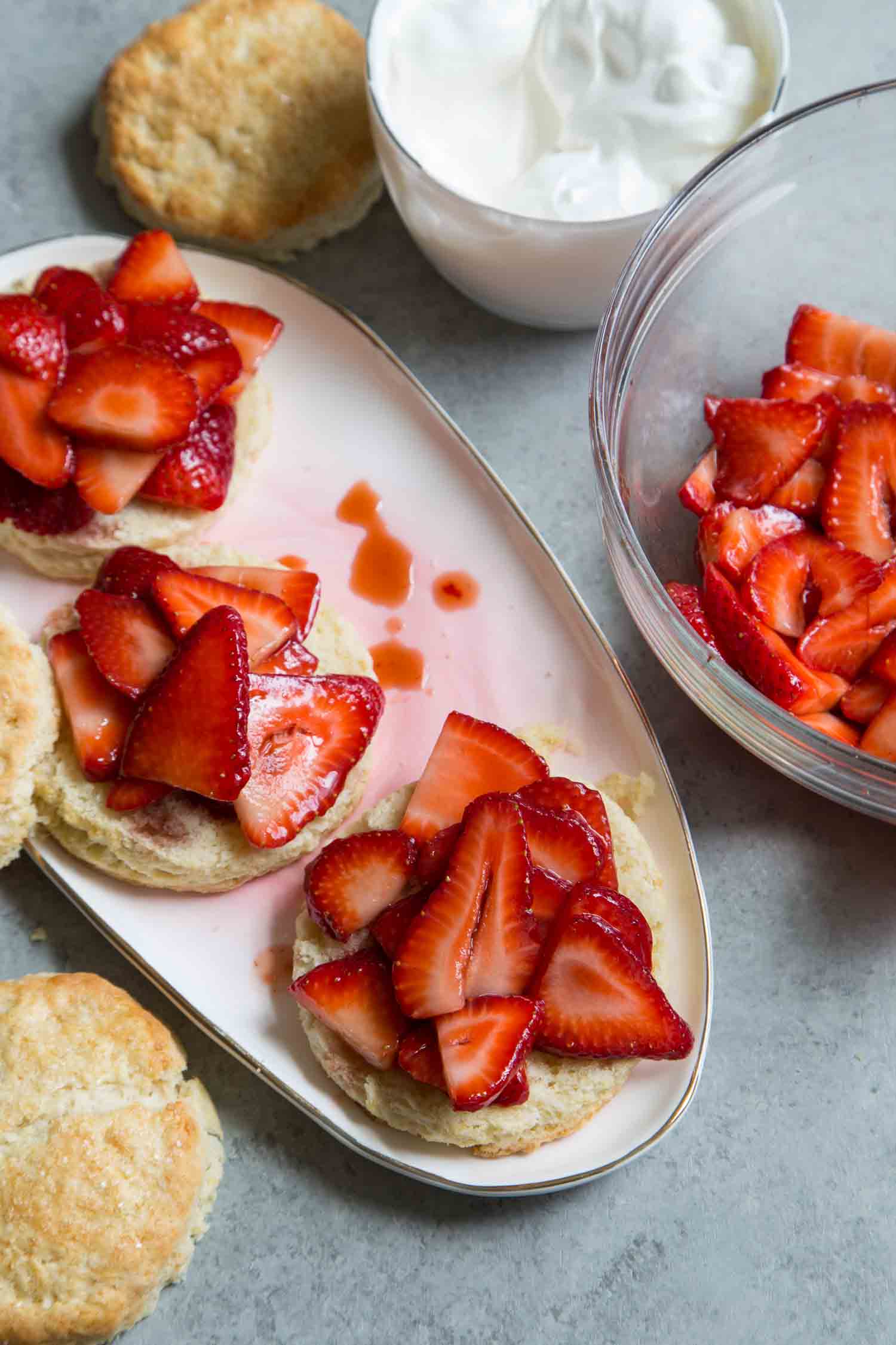 Balsamic Strawberry Shortcake