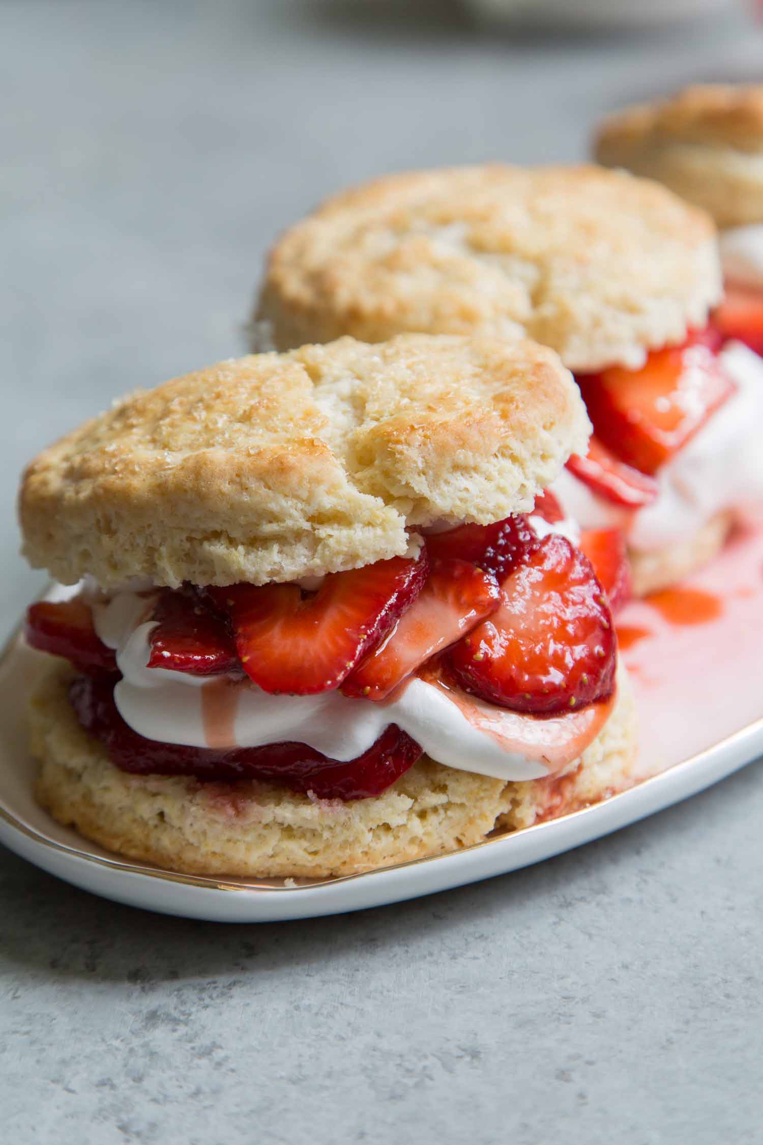 Balsamic Strawberry Shortcake