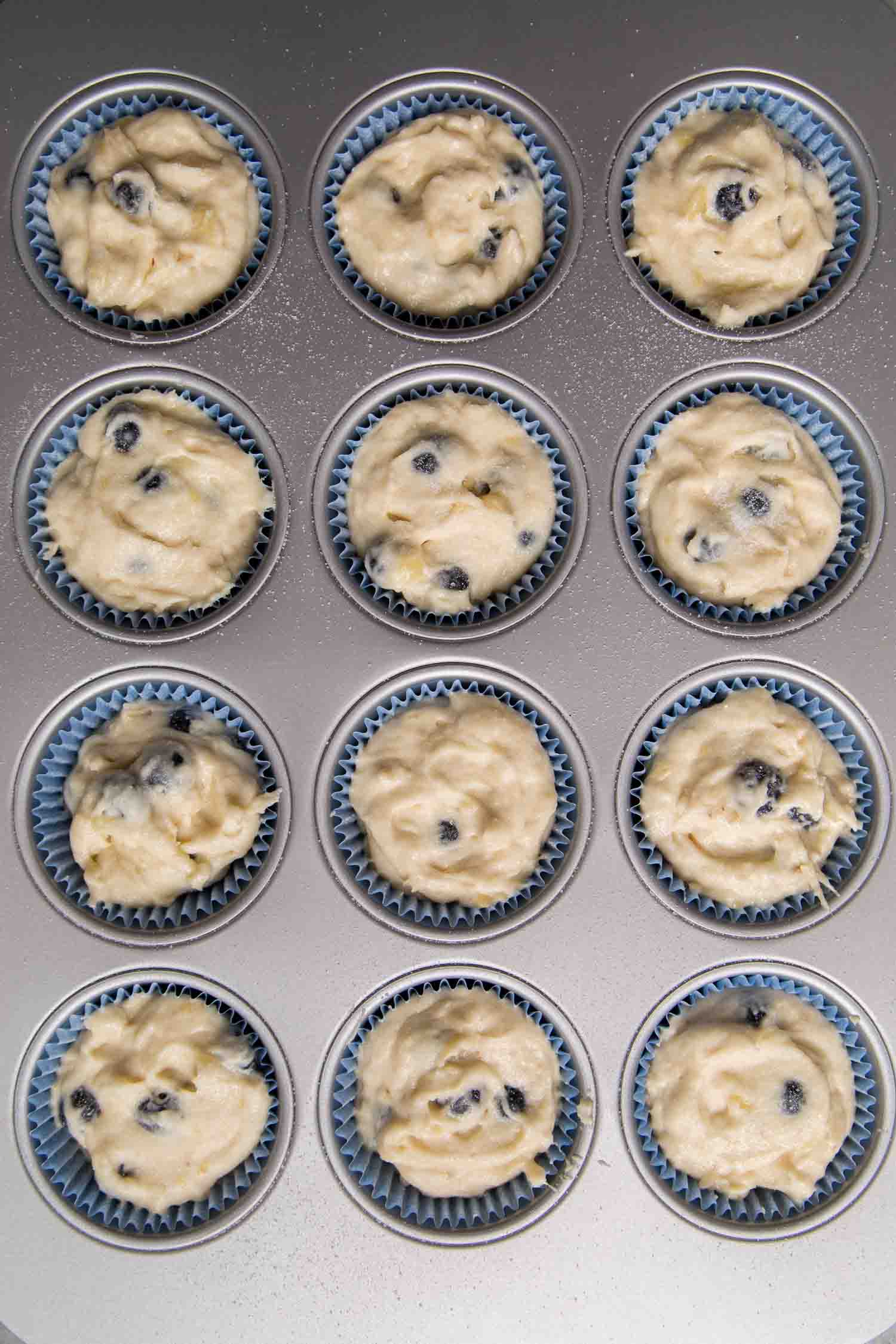 Banana Blueberry Muffins