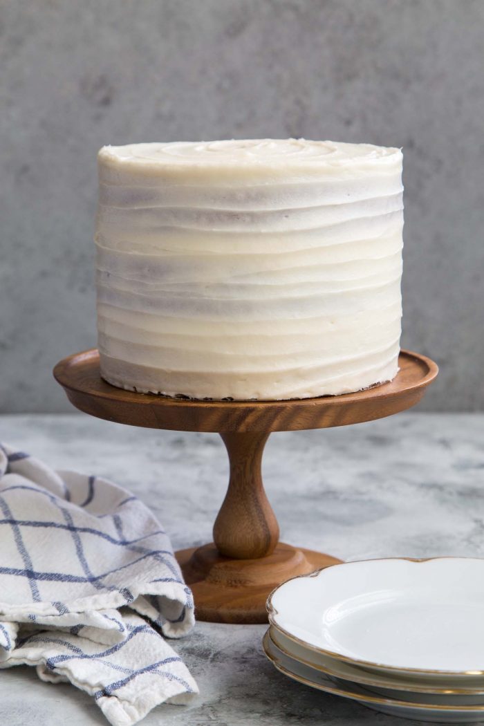 Mixed Berry Layer Cake with Cream Cheese - The Little Epicurean