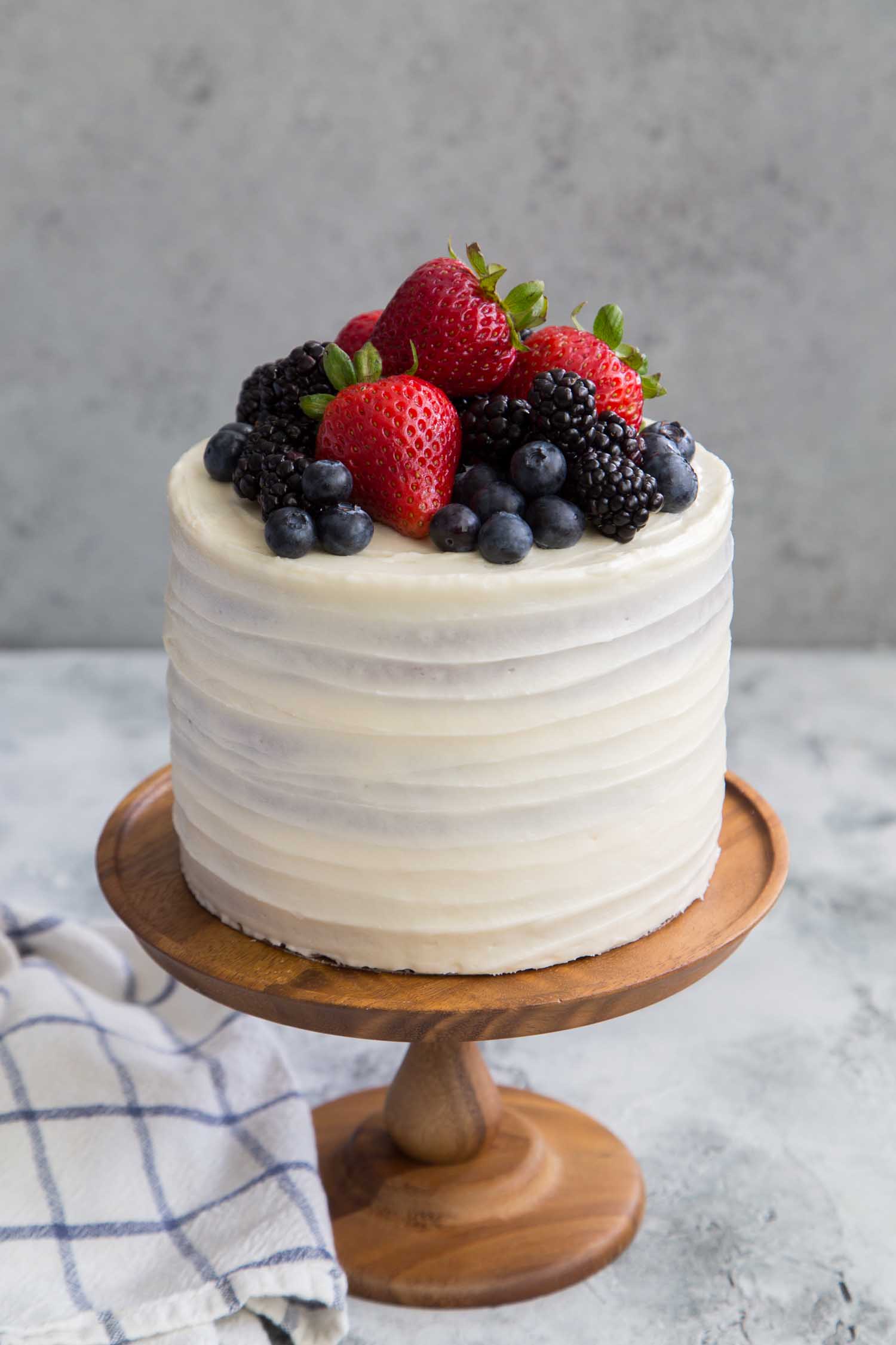 Mixed Berry Layer Cake