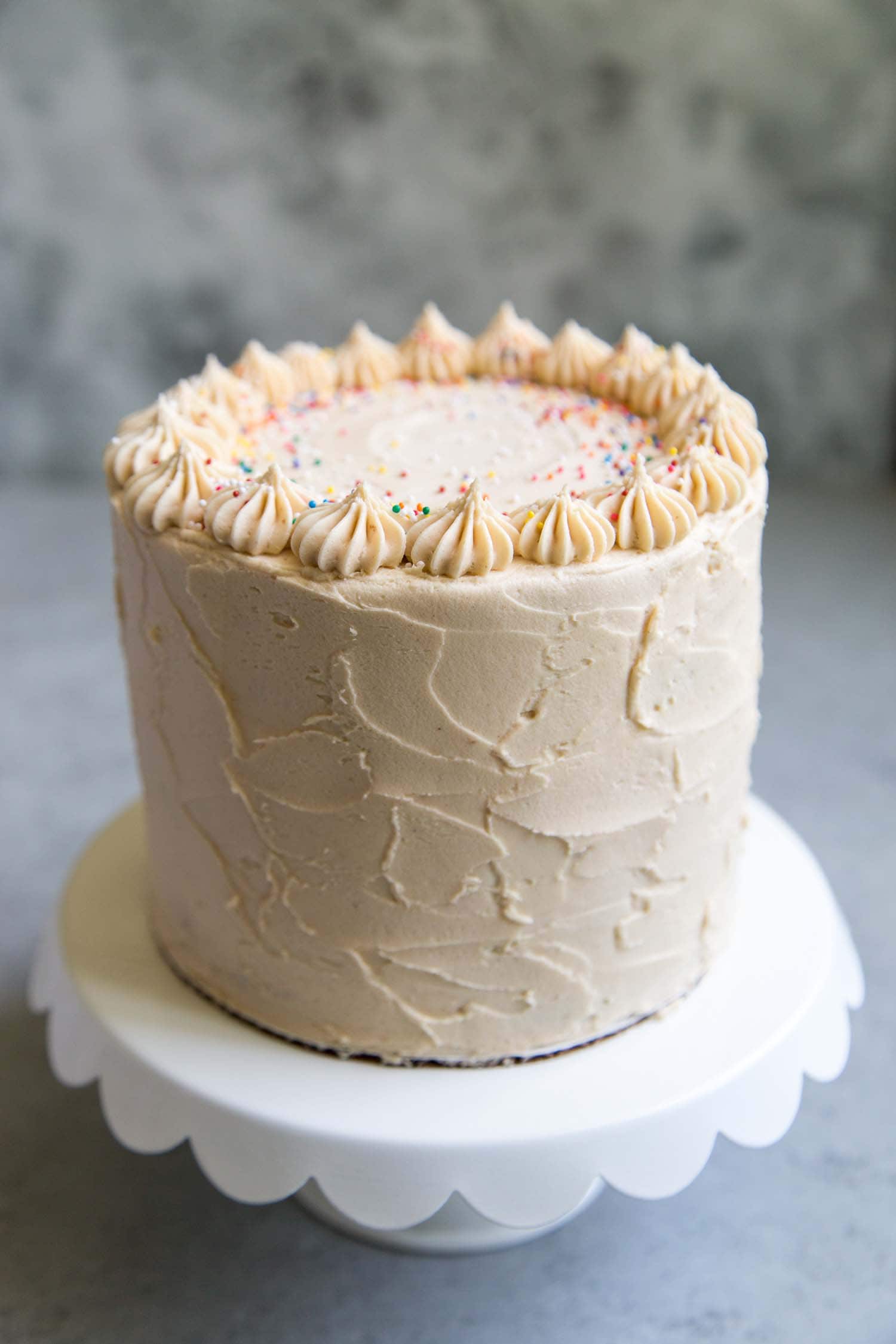 Peanut Butter Banana Layer Cake