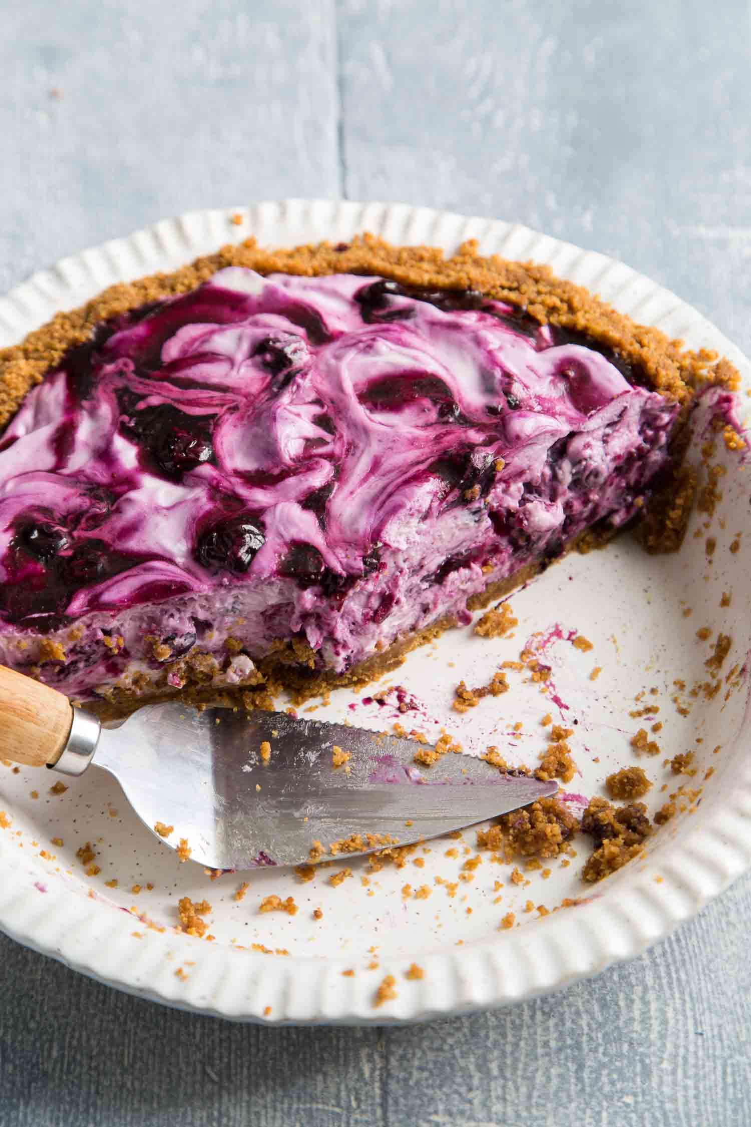 Blueberry Icebox Pie