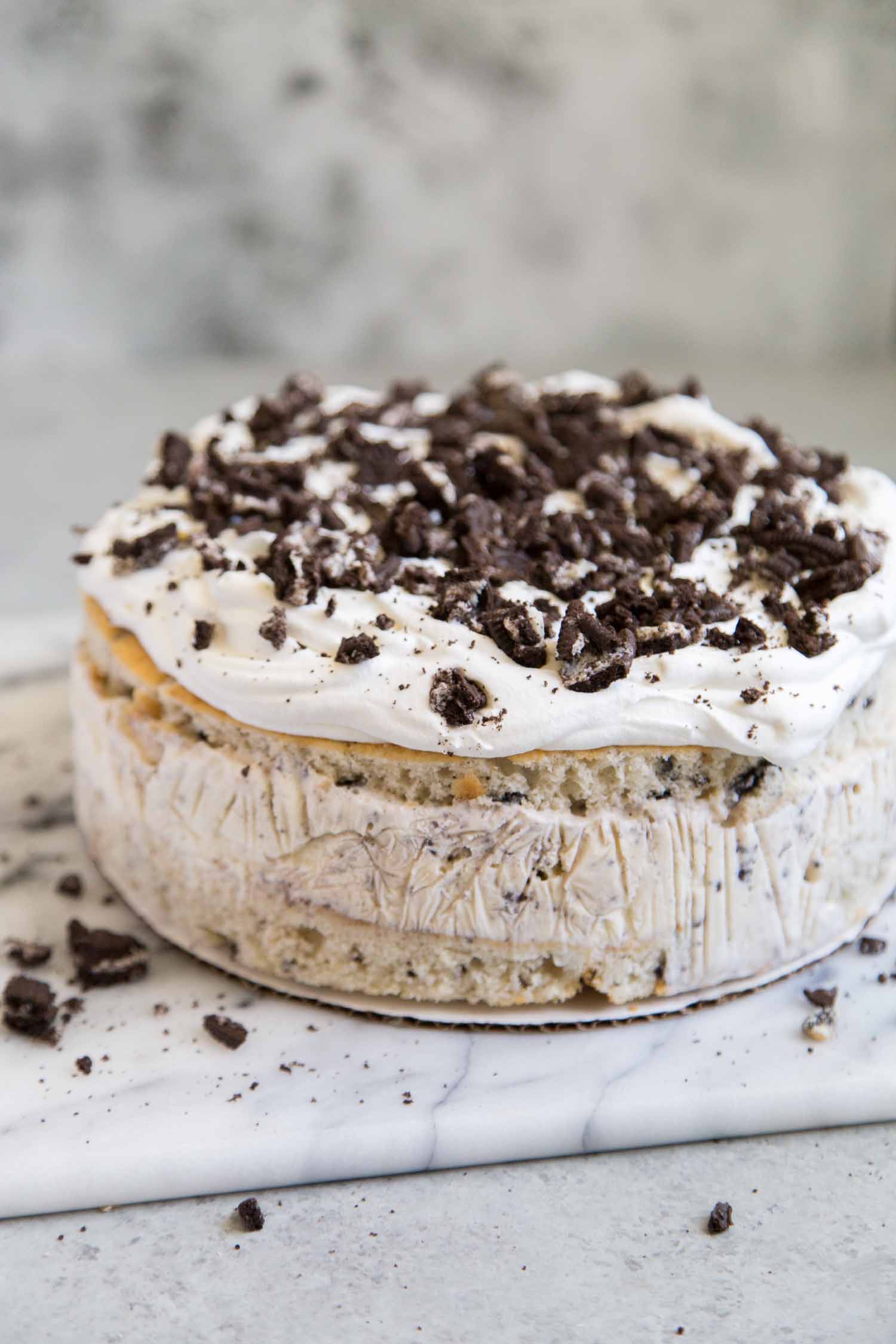 Bolo de Biscoitos e Bolo de Gelado de Creme