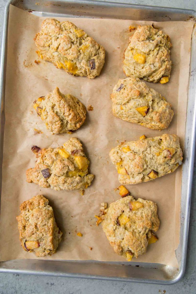 Nectarine Scones The Little Epicurean