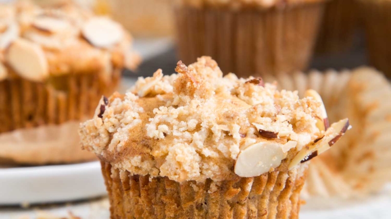 Banana Jackfruit Muffins