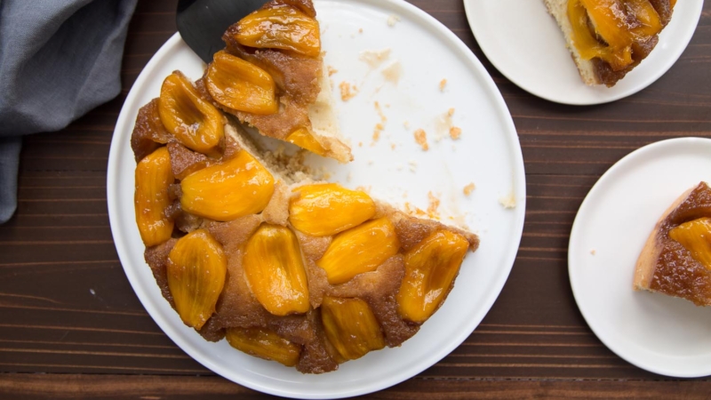 Jackfruit Upside Down Cake Recipe
