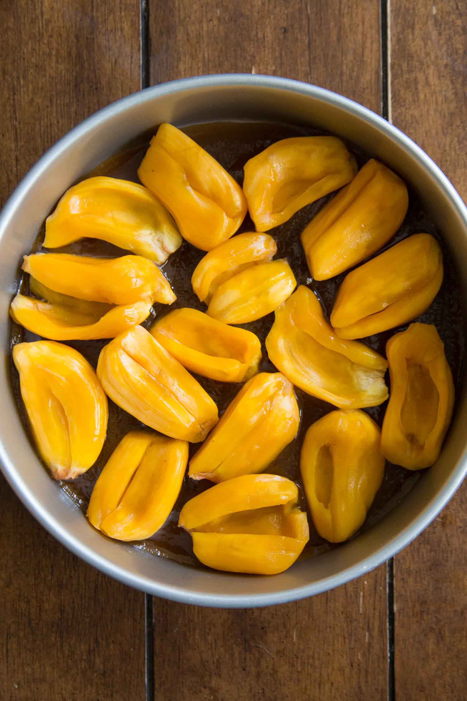 Jackfruit Upside Down Cake