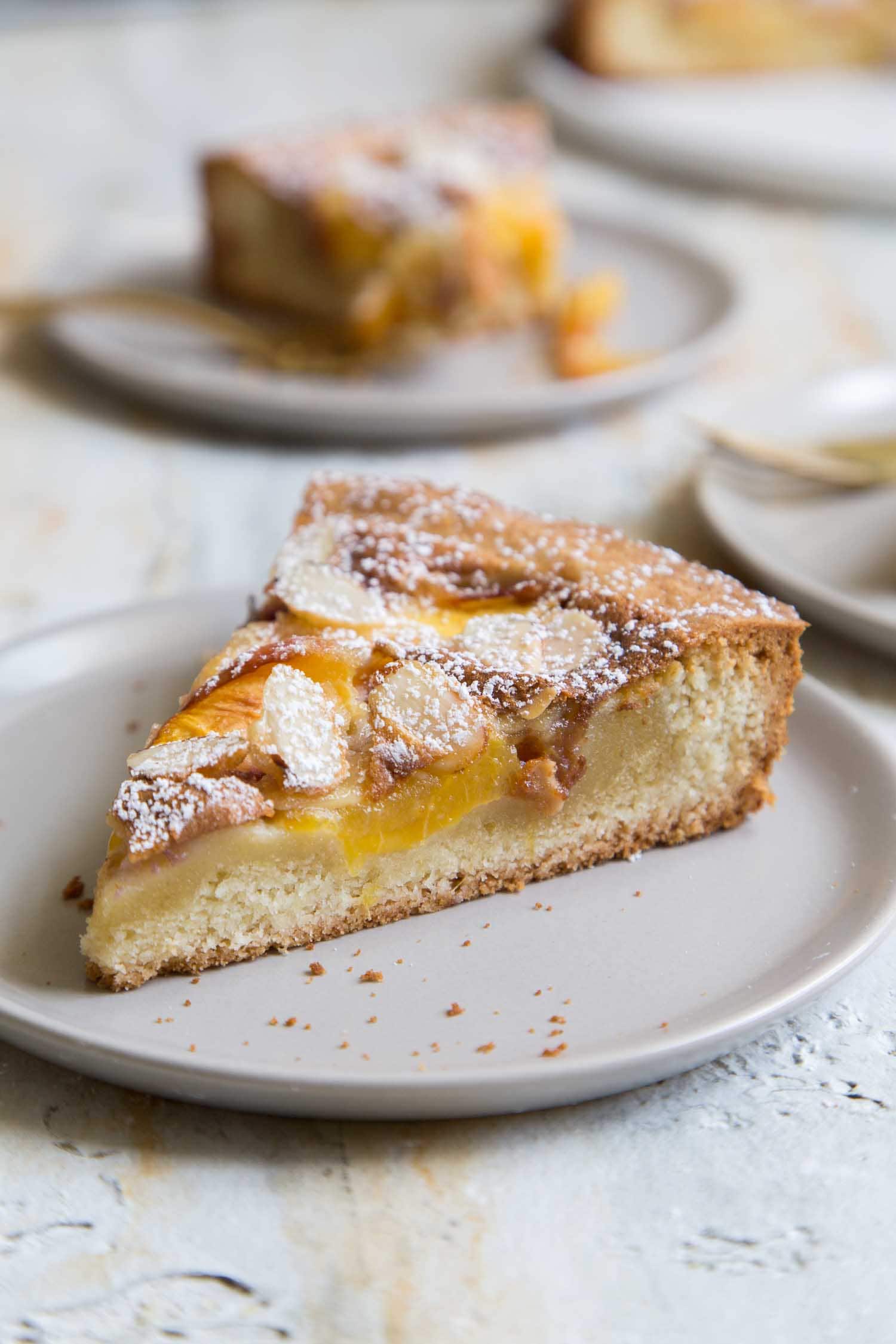 Nectarine Frangipane Tart