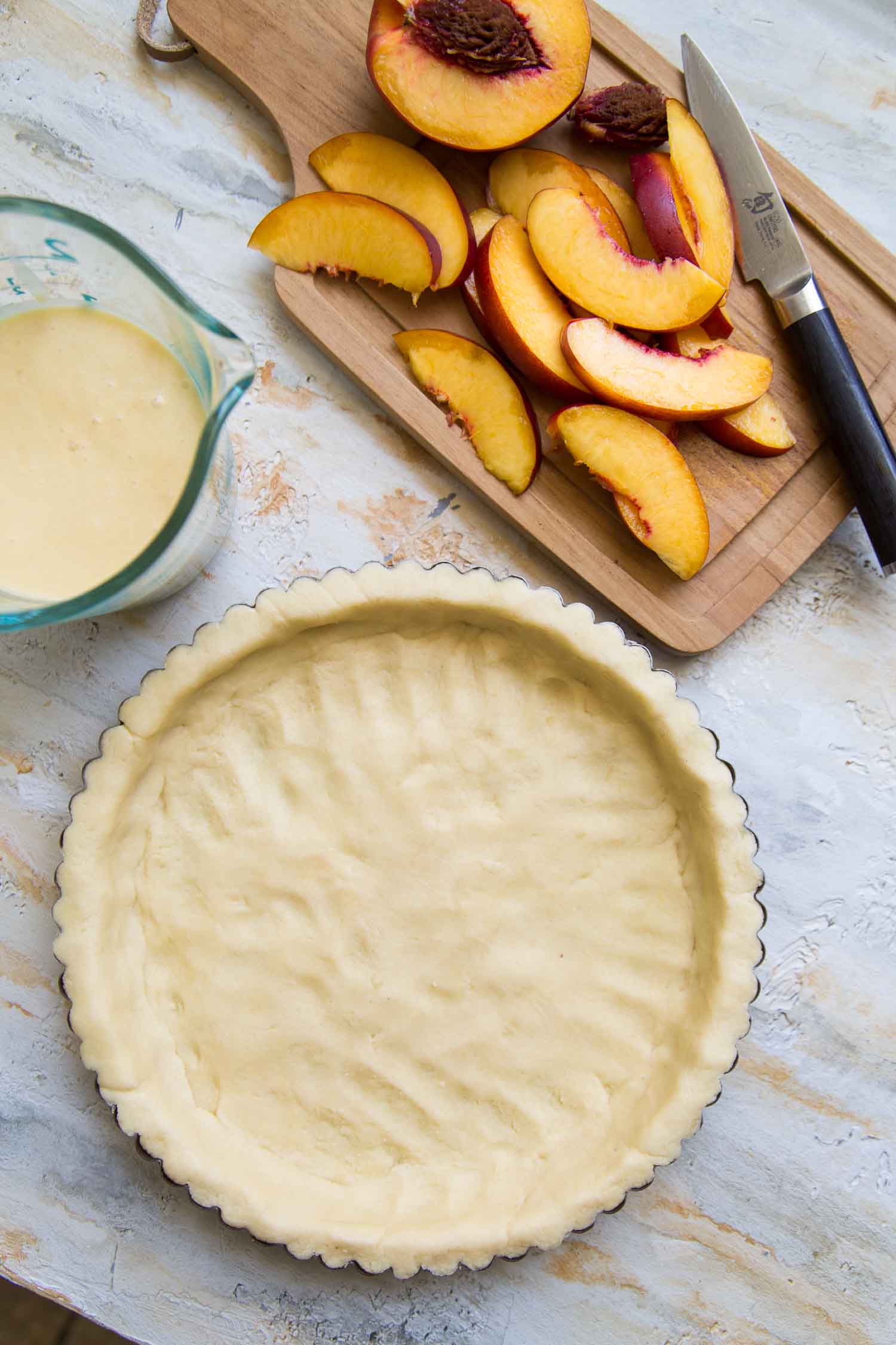 Nectarine Frangipane Tart