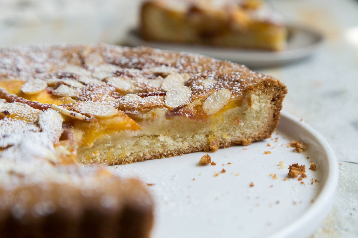 Nectarine Frangipane Tart