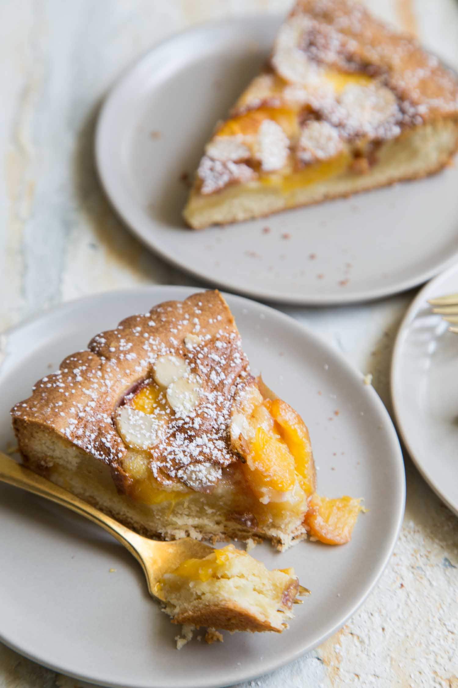 Nectarine Frangipane Tart