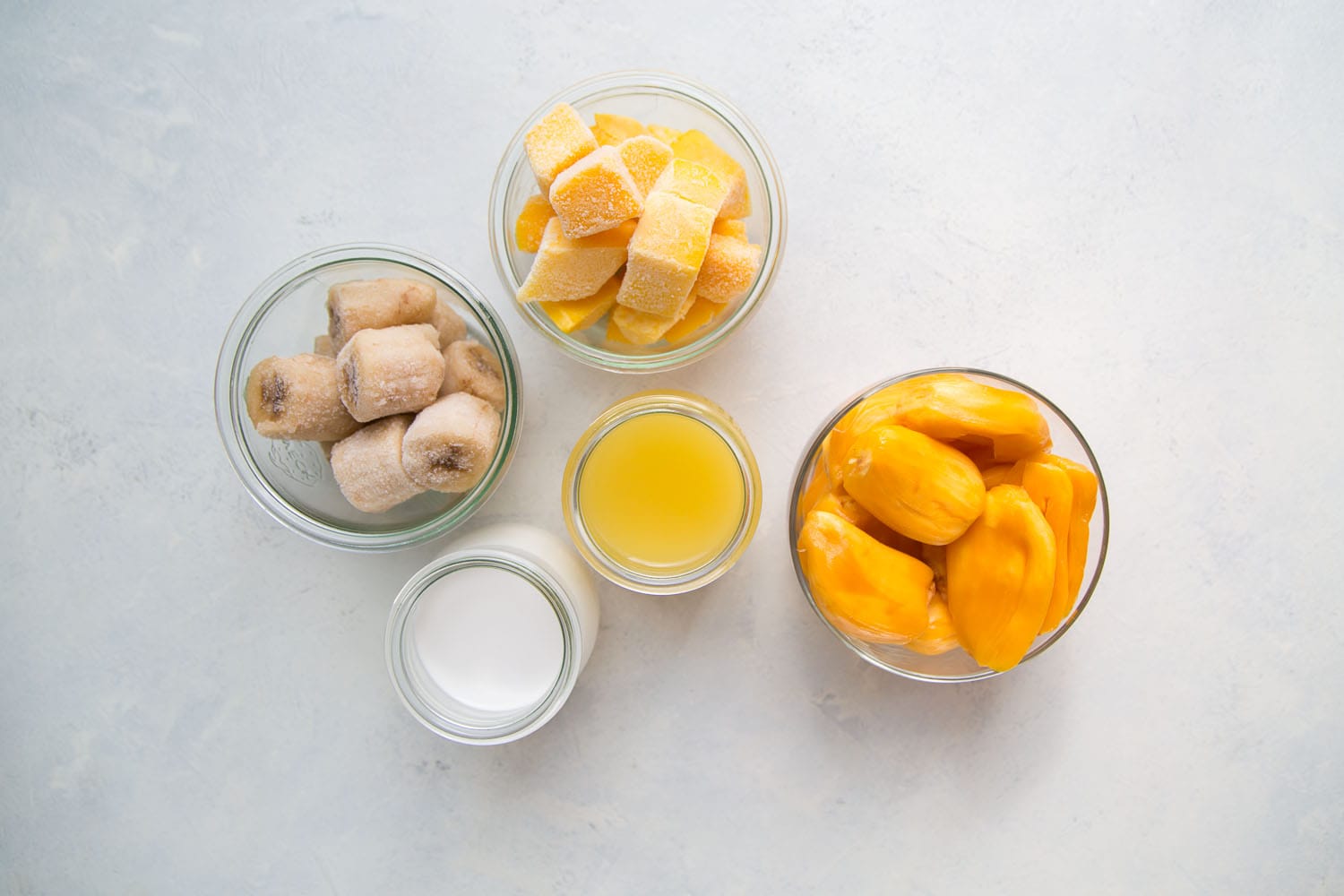 Tropical Jackfruit Smoothie Ingredients
