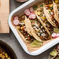 Chorizo Potato Tacos