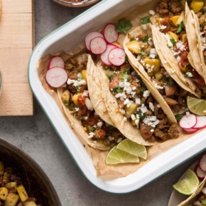 Chorizo Potato Tacos
