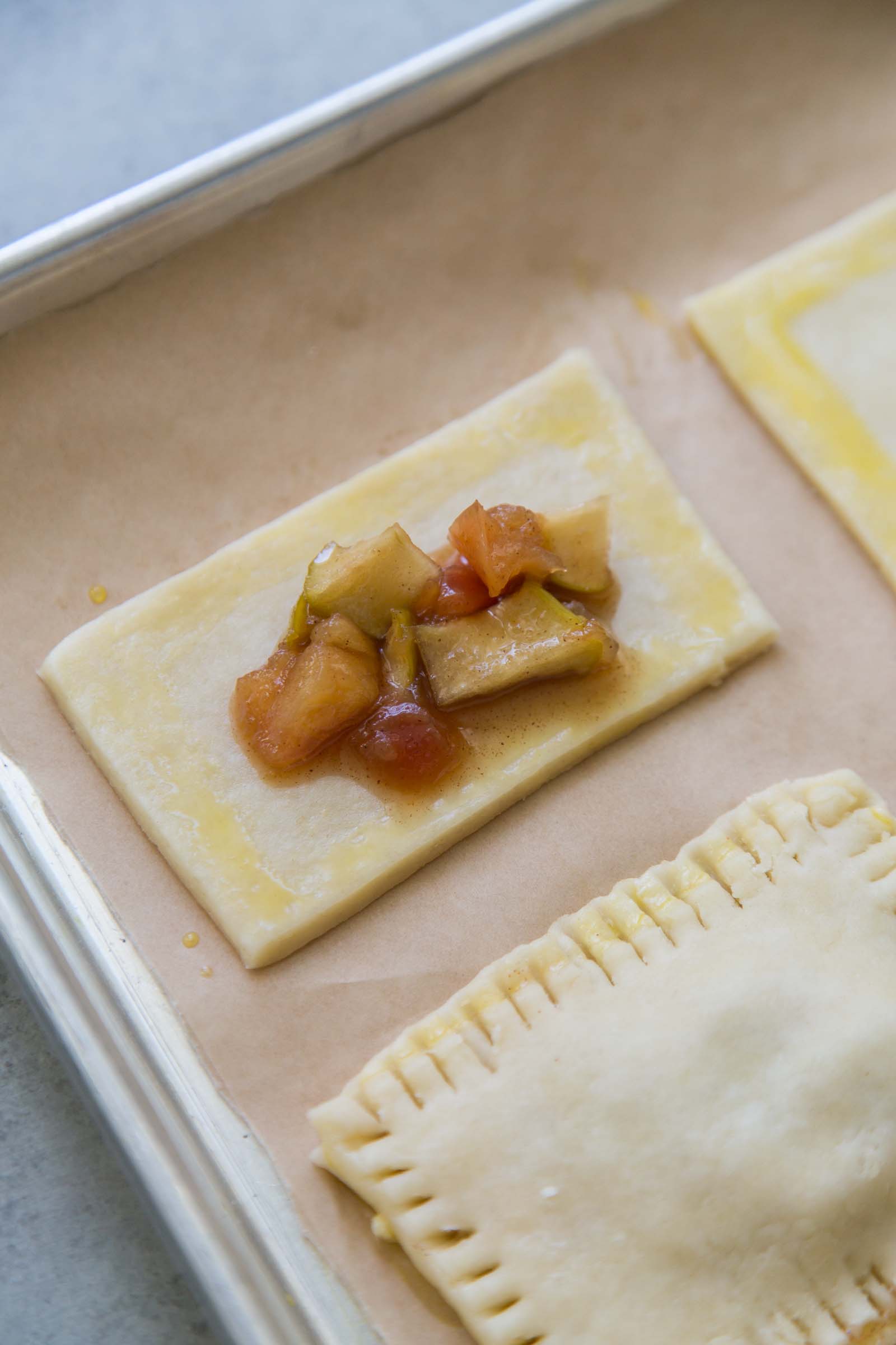 Tarte aux pommes frites