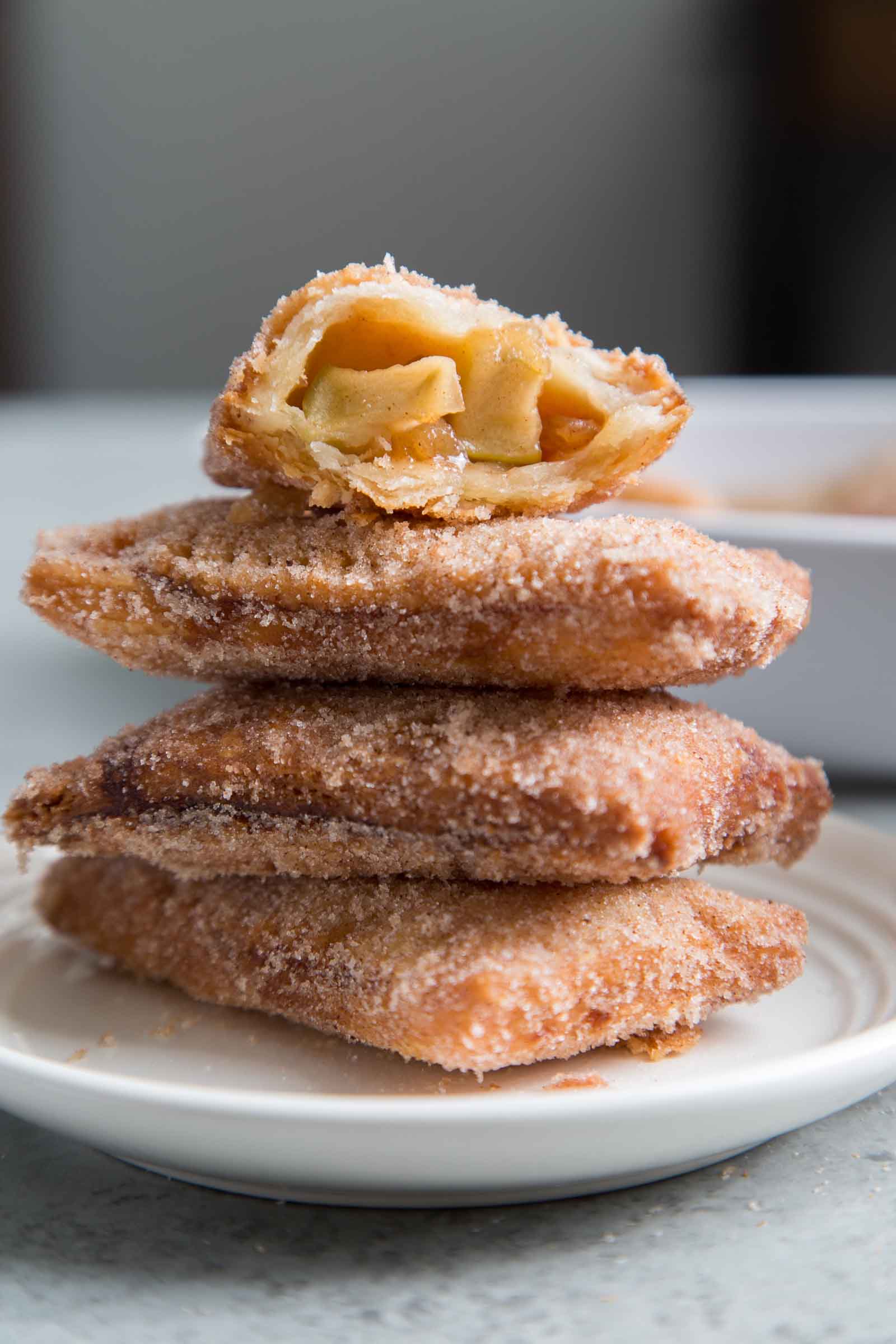 Tarte aux pommes frite