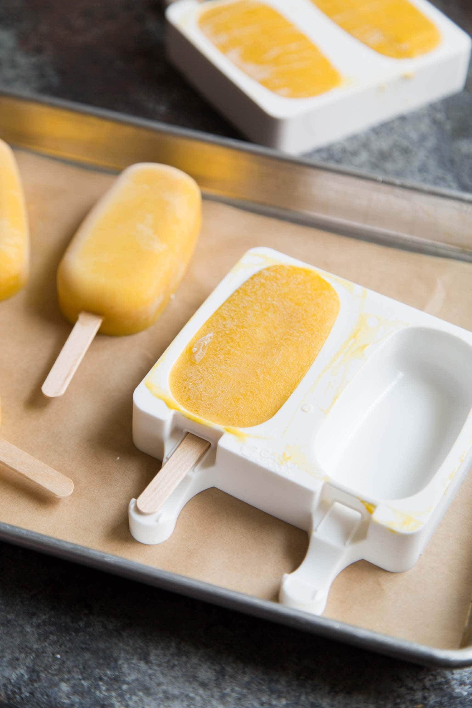 Mango Jackfruit Popsicles