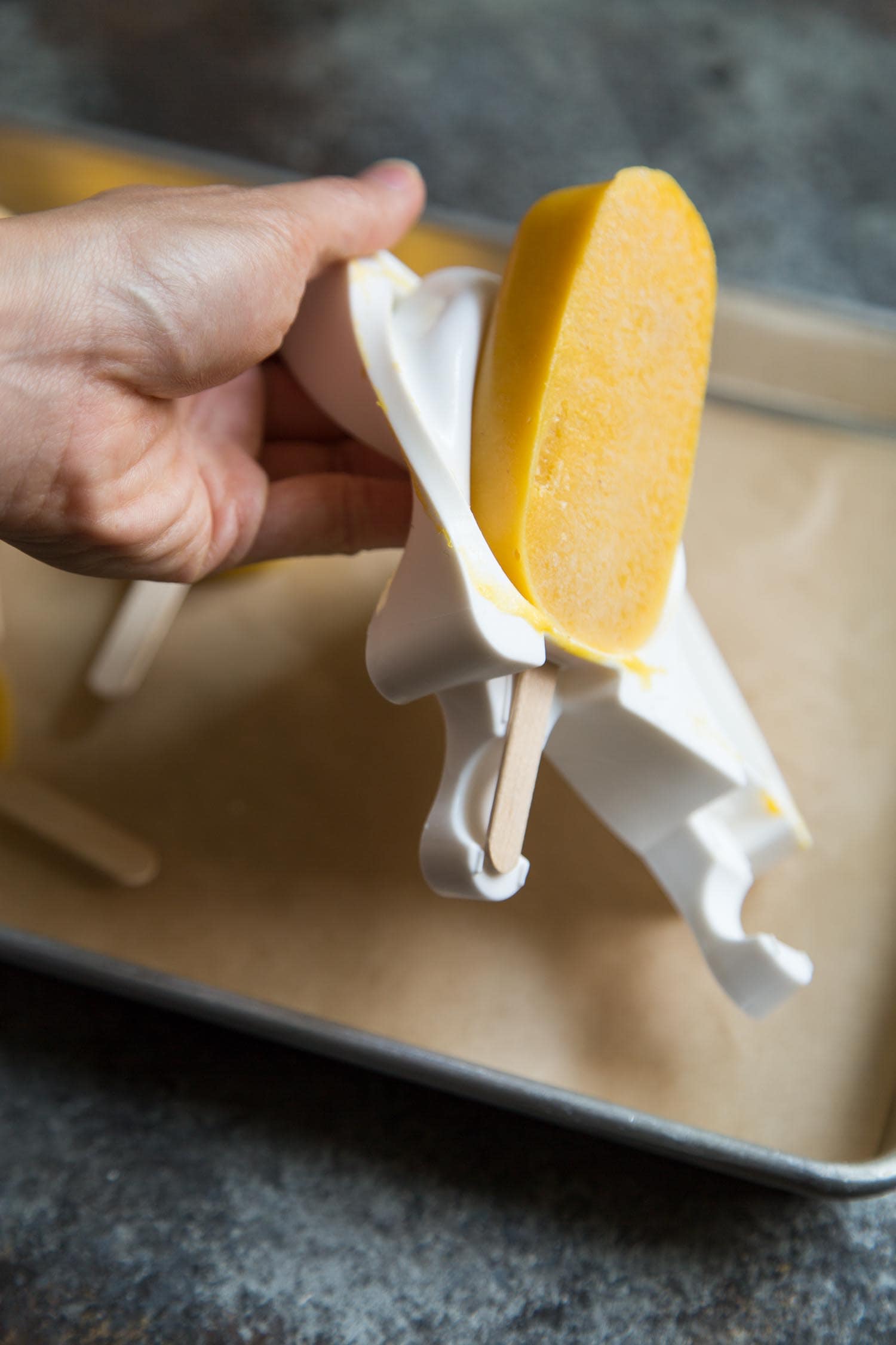 Mango Jackfruit Popsicles