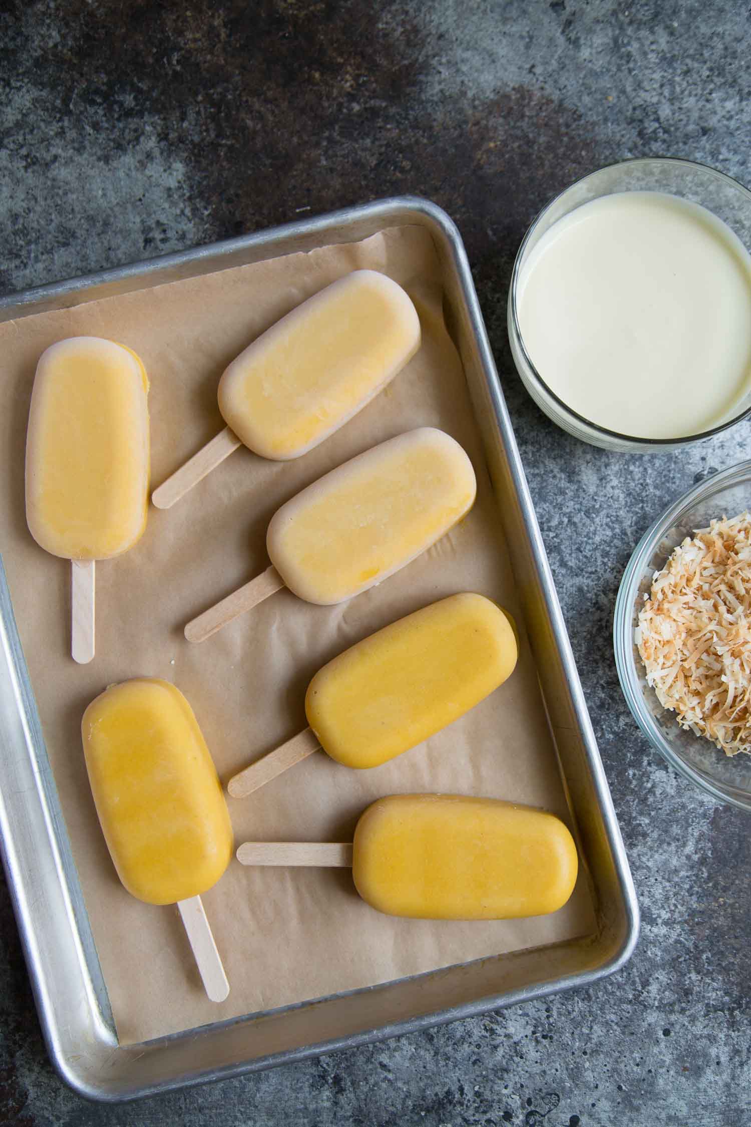 Mango Jackfruit Popsicles