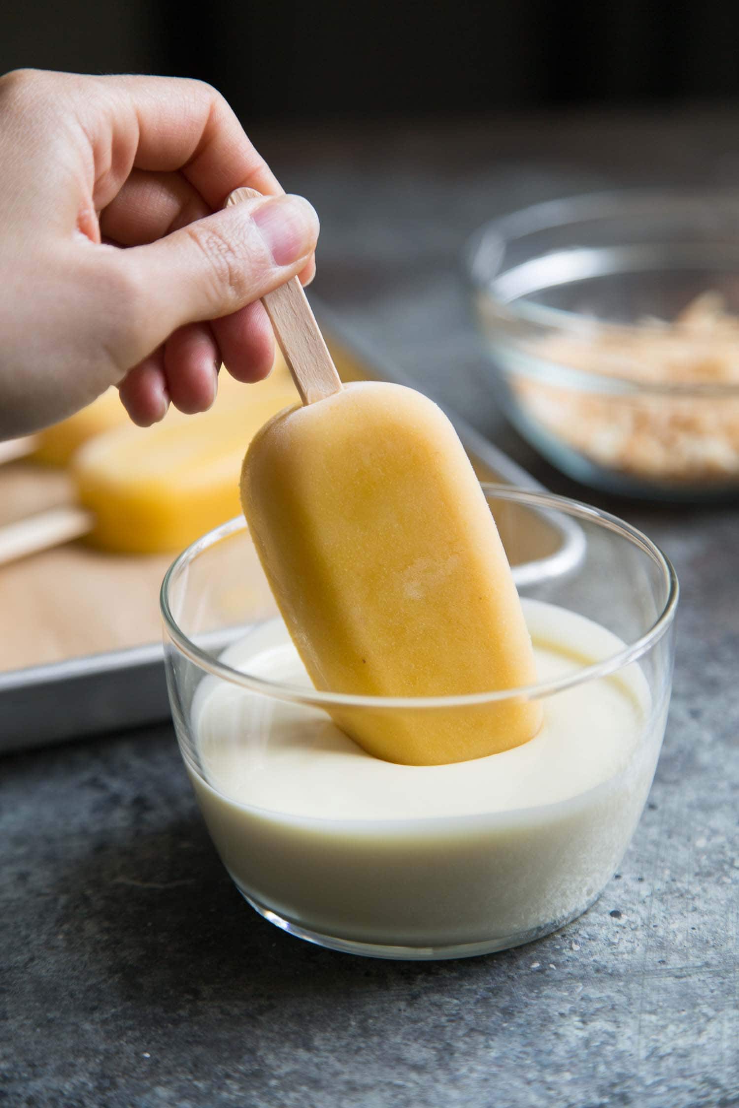 Mango Jackfruit Popsicles