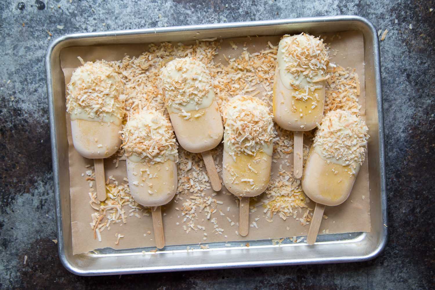 Mango Jackfruit Popsicles