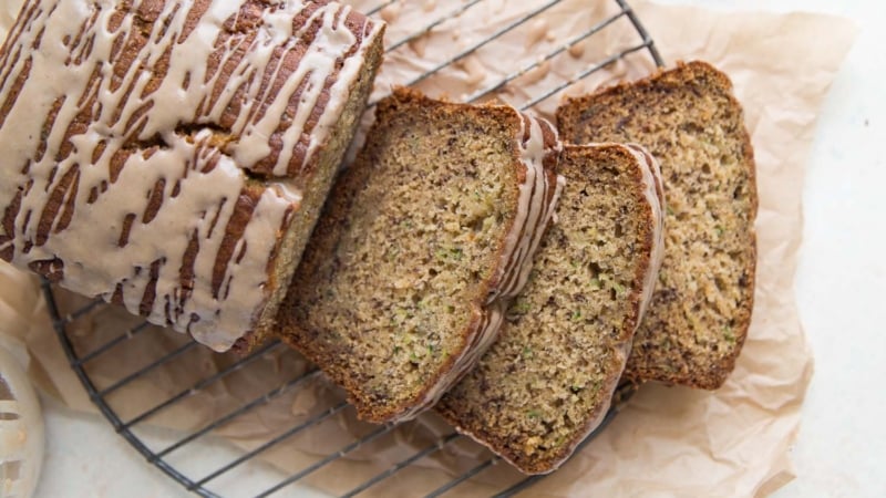 Spiced Zucchini Banana Bread