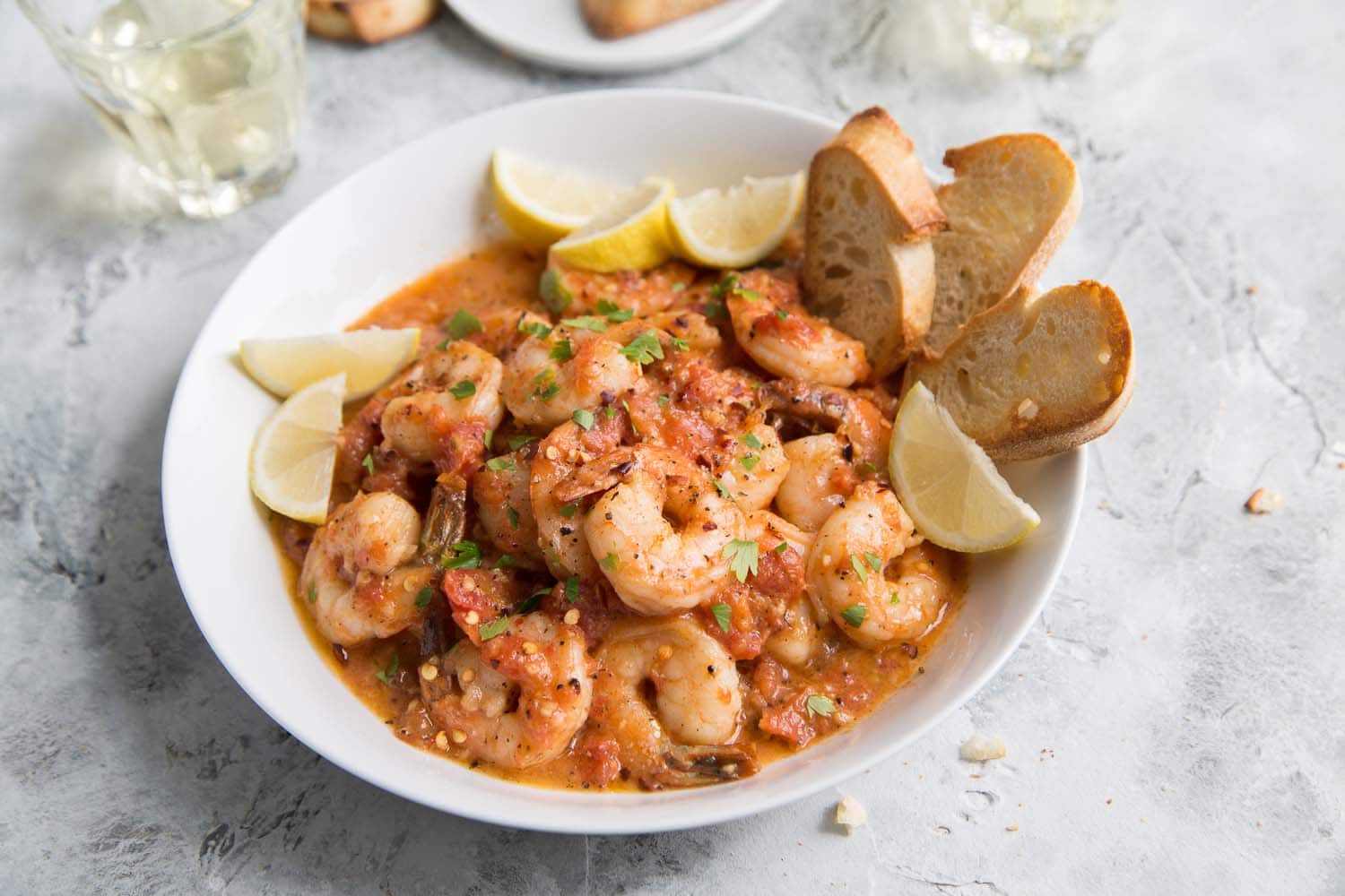 Tomato Shrimp Scampi