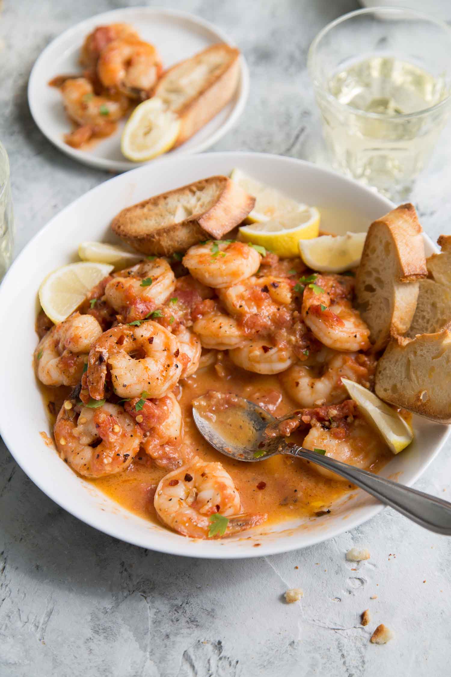 Tomato Shrimp Scampi