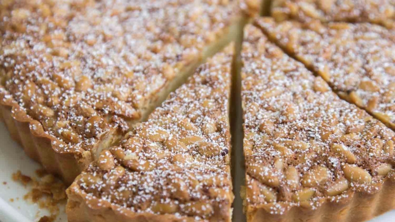 Almond Pine Nut Tart