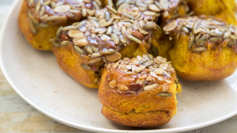 Pumpkin Sticky Buns