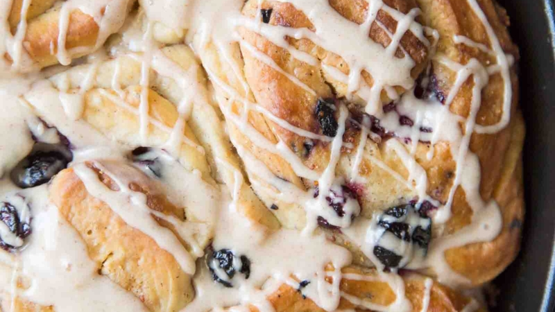 Sweet Blueberry Rolls