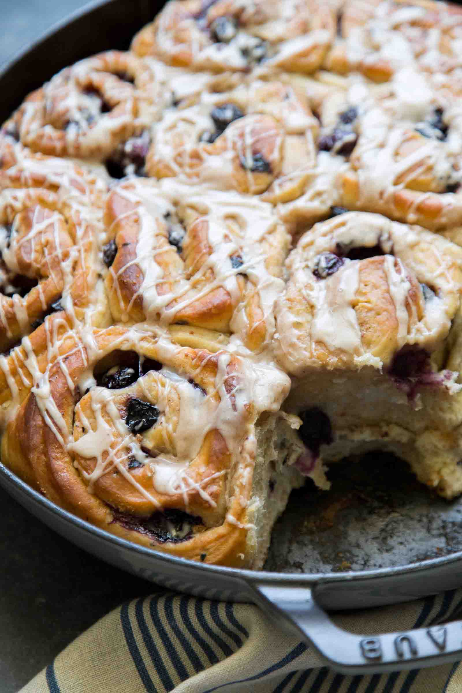 Sweet Blueberry Rolls