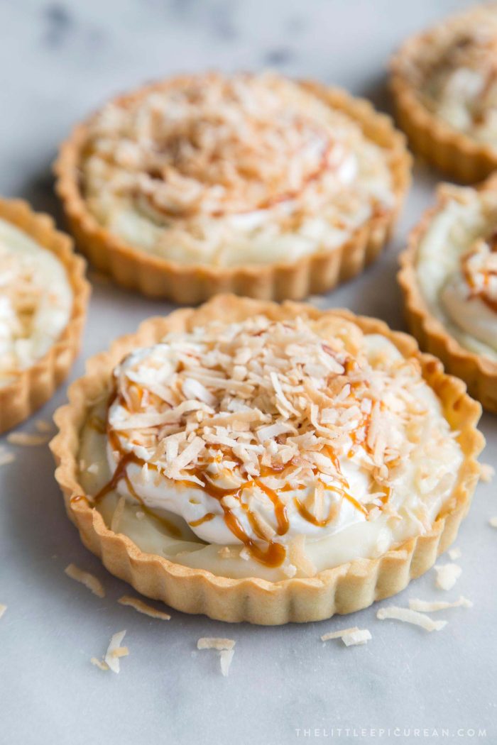 Coconut Cream Tart The Little Epicurean