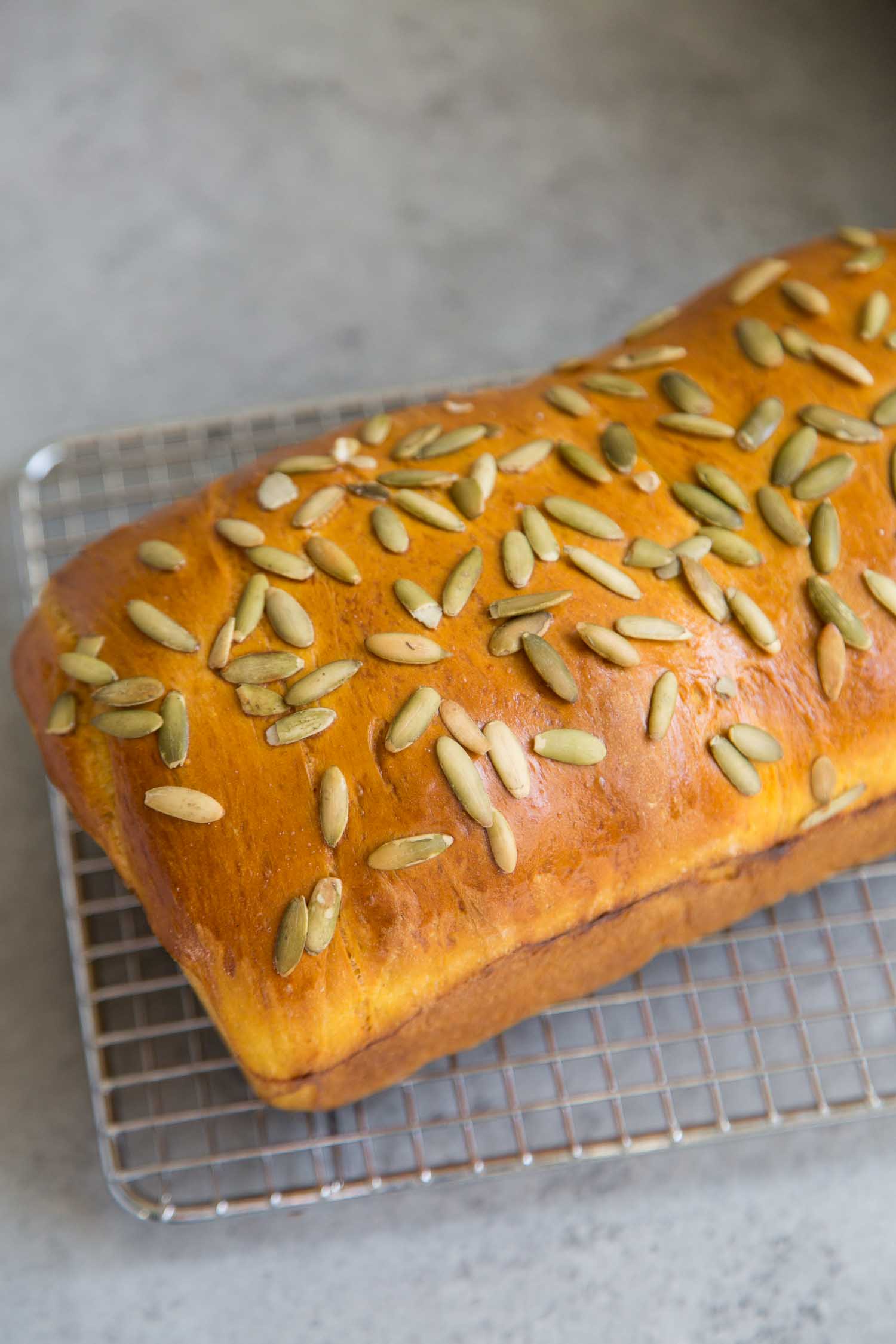 Pumpkin Sandwich Bread Loaf