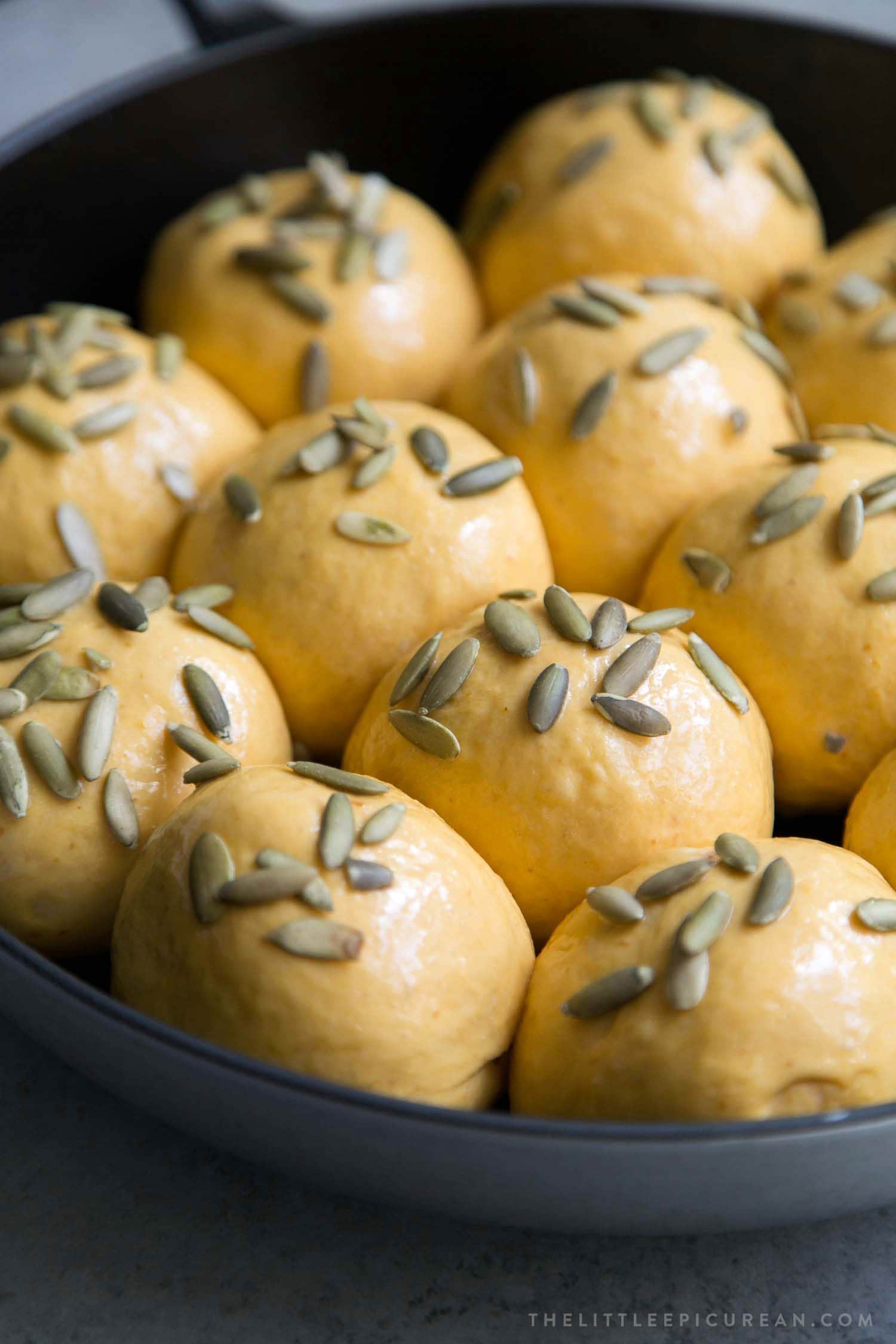 Pumpkin Sandwich Bread Rolls