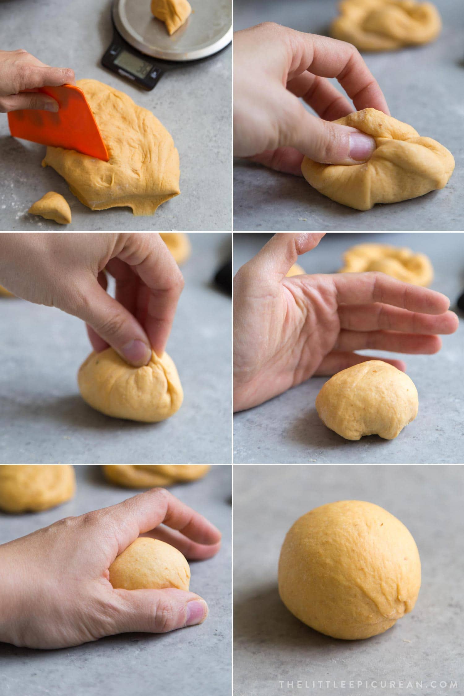 Pumpkin Sandwich Bread Rolls