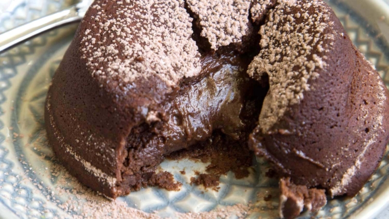 4 Ingredient Lava Cake