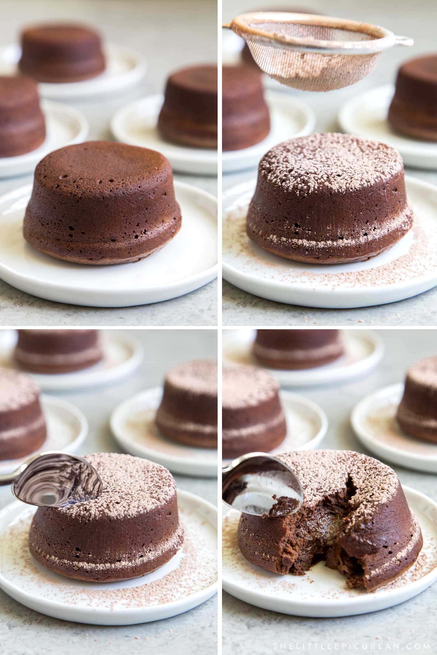 4 Ingredient Chocolate Lava Cake
