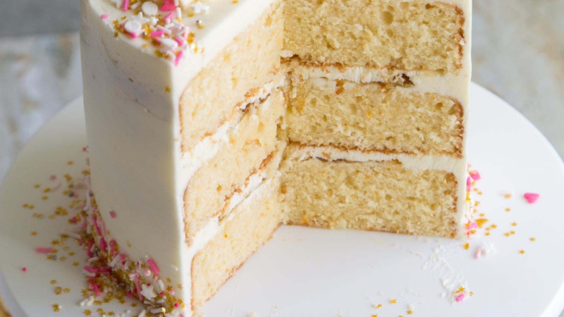 Ginger Grapefruit Layer Cake