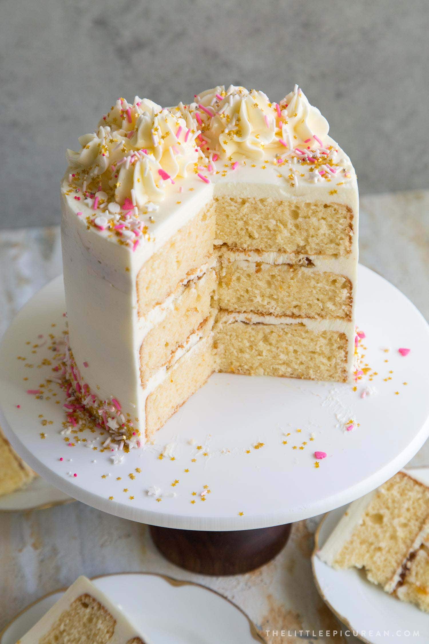 Ginger Grapefruit Layer Cake