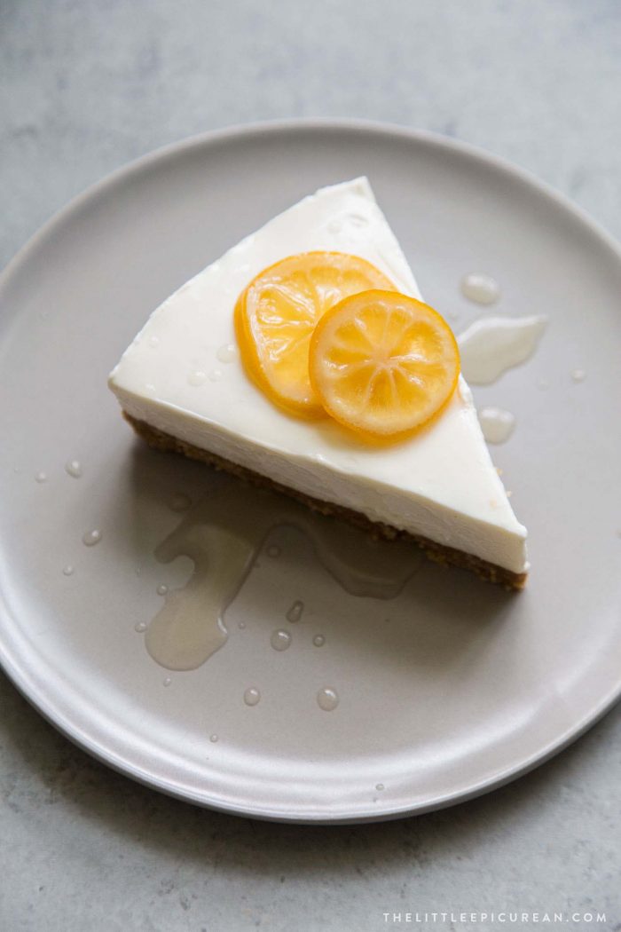 No Bake Greek Yogurt Cheesecake The Little Epicurean