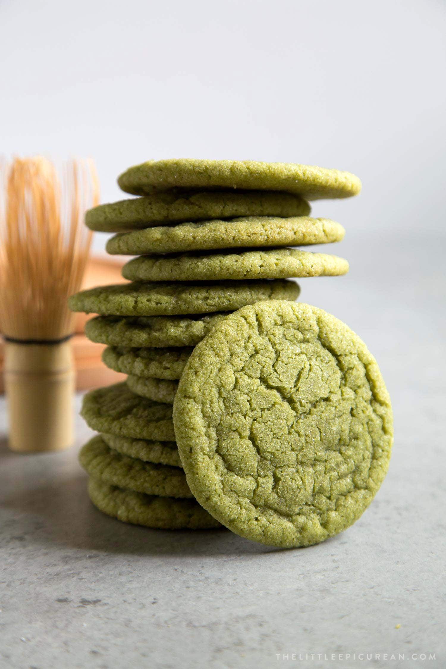 Matcha Sugar Cookies