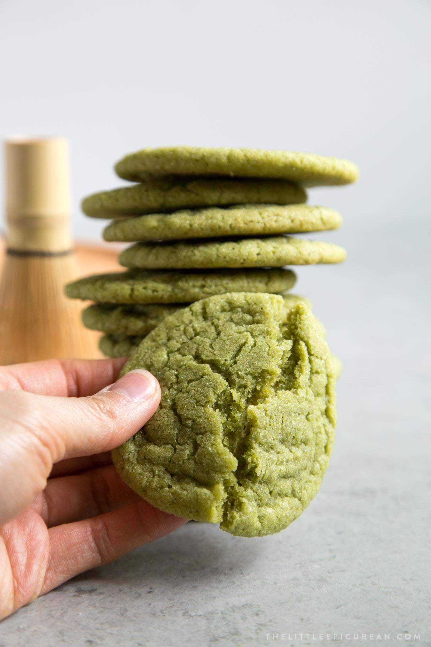 Matcha Sugar Cookies