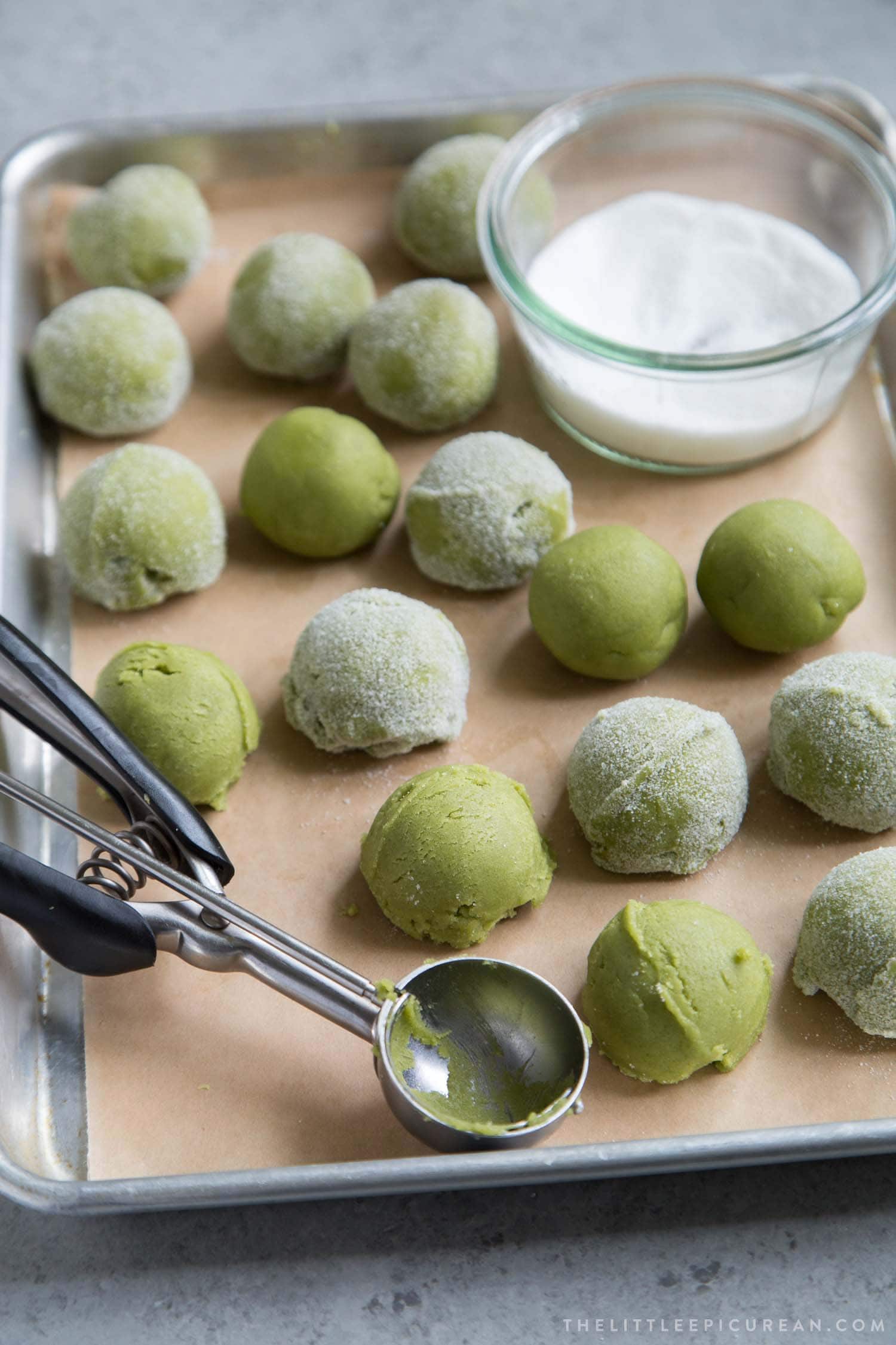 Matcha Sugar Cookies