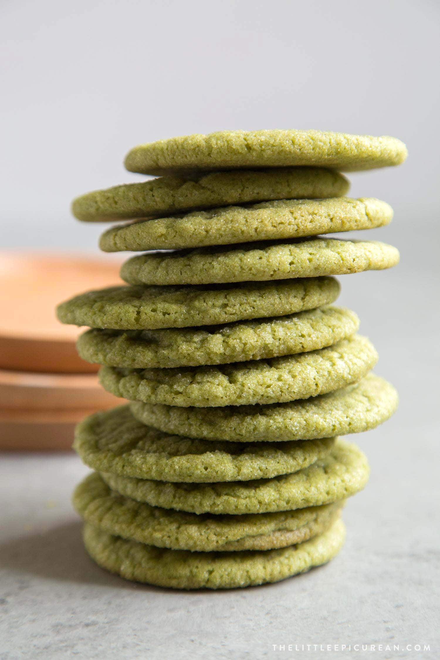 Matcha Sugar Cookies