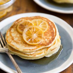 Meyer Lemon Ricotta Pancakes