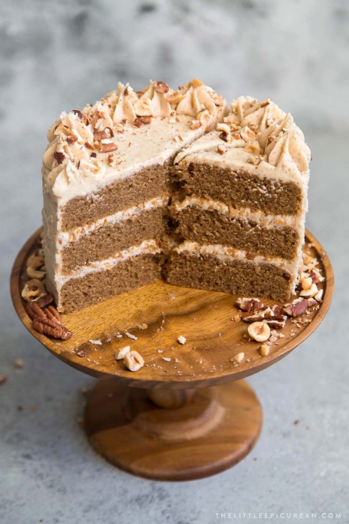 Nutty Espresso Cake with Brown Butter Frosting The Little Epicurean
